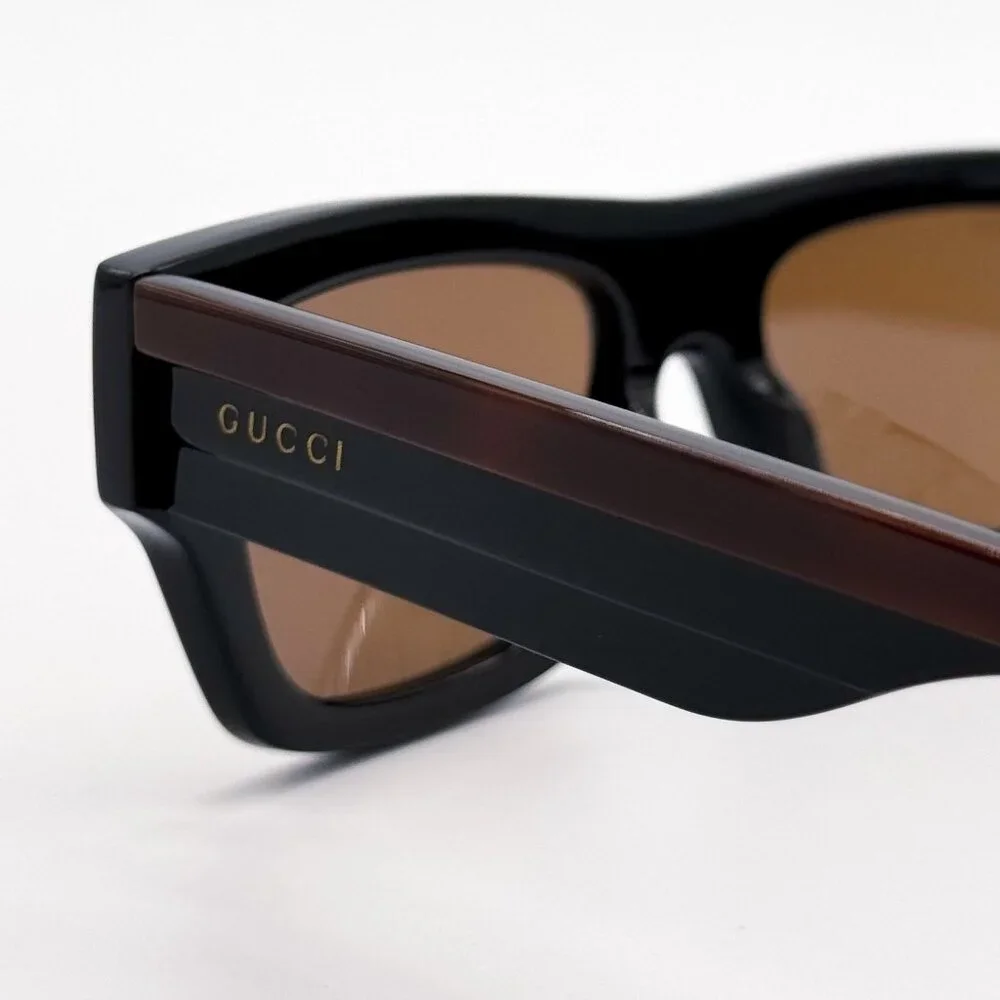 NEW GUCCI SUNGLASSES GG1301S 004 BLACK MEN EYEWEAR